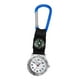 thumbnail image 3 of EeaseMX Reloj de montañismo con brújula de bolsillo Reloj de enfermera Diseño de mosquetón Relojes de moda simples (azul), 3 of 7
