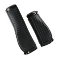 thumbnail image 1 of 2 empuñaduras de manillar de de plástico PU antideslizantes agarre bloqueo en empuñaduras de barra ergonómicas para piezas de , Corto Negro Largo Corto Negro Sunnimix Puños de manillar de bicicleta, 1 of 8