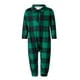 thumbnail image 2 of Conjunto de pijamas navideños a juego para toda la familia: camisa de manga larga a cuadros y pantalón con cintura elástica., 2 of 9