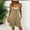 Khaki, variant on YHAJDS Womens Rompers Solid Suspenders Overall Shorts Casual Summer Vacation Wear