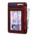 thumbnail image 2 of Cartera RUNBOX Delgado Minimalista de Cuero con Bloqueo RFID, 2 of 6