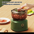 thumbnail image 6 of New Arrivals 350ml Electric Garlic Chopper Mini Food Processor with Usb Charging for Onions Meat and Spices Mixer Green, 6 of 10