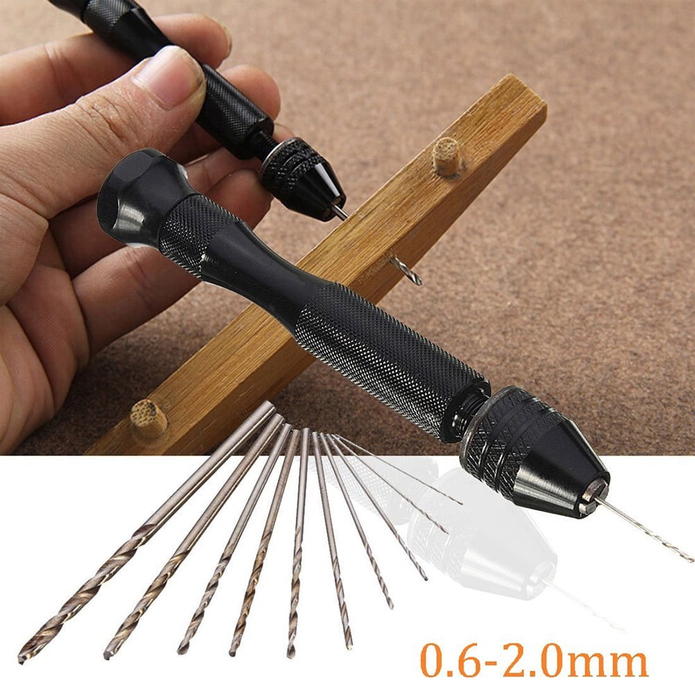 Push Drill Chuck Drill Pin Vise Bit 