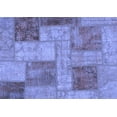 thumbnail image 1 of Ahgly Company Indoor Rectangle Patchwork Blue Transitional Area Rugs, 2' x 4', 1 of 4