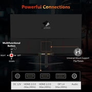 Z-EDGE 25 inch Gaming Monitor 1080P 240Hz 1ms MPRT FHD VA Panel 350cd/m² Brightness Computer monitor