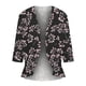 thumbnail image 5 of UKAP Cárdigan tipo Kimono para mujer, blusa con parte delantera abierta, blusa de manga 3/4, suéteres de verano con dobladillo alto y bajo para mujer, 5 of 6