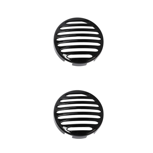 Riwesomey Protector de parrilla de faro para Rebel CMX 500 17-19 Accesorios negro mate Negro brillante 2piezas