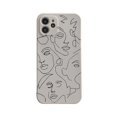 thumbnail image 1 of Iphone 12 Étui Face Art Ligne Anti-Rayures Antichoc, 1 of 4
