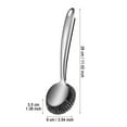 thumbnail image 4 of LYCAQL 304 Stainless Steel Pot Brush With Long Handle Steel Wire Household Kitchen Detachable Pot Washing Dish Stove Cleaning Tool, 4 of 7