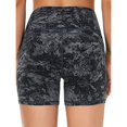 thumbnail image 2 of Women’s High Waisted Floral Yoga Shorts, Workout Biker Shorts for Fitness, 2 of 4