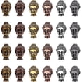 thumbnail image 1 of 24 cuentas de cabeza de 6 colores, espaciadores de cabeza 3D, conectores tibetanos, cuentas sueltas para pulseras, collares, pendientes, joyería y manualidades., 1 of 8