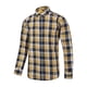 thumbnail image 2 of Camisa de manga larga con botones informal a cuadros a cuadros para hombre, 2 of 5
