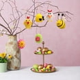 thumbnail image 1 of Bonita figura colgante de huevo de Pascua con forma de abeja y pollito, colorida decoración colgante de insectos para jardín, ideal para primavera, Pascua, Navidad y uso diario., 1 of 6