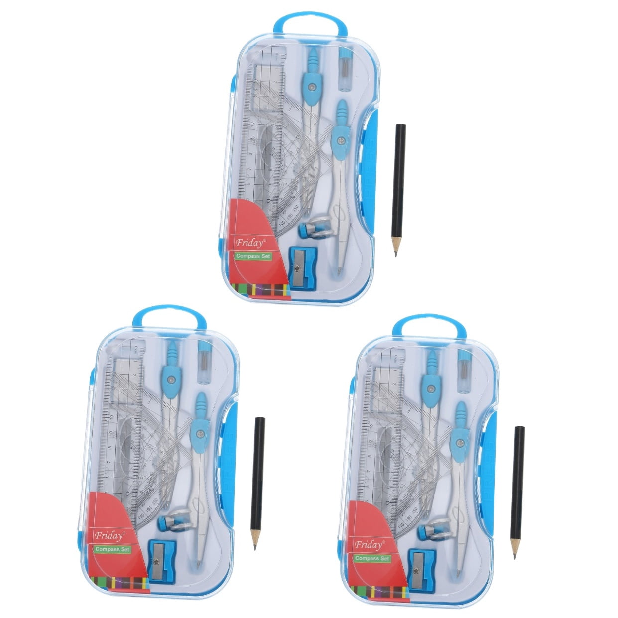 TAILTOSS Multifunctional Drafting Tools Sky-Blue for Artist and Engineer 3Sets