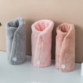 thumbnail image 3 of Cheers.US Microfiber Hair Towel Wrap Ultra Absorbent, Fast Drying Hair Turban Soft, No Frizz Hair Wrap Towels for Women Wet Hair, Curly, Longer, Thicker Hair, 3 of 5