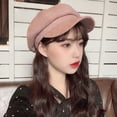 thumbnail image 4 of MESSUEN Beret Hats for Women Fall Hat Winter Hats for Women Womens Newsboy Hat Caps for Women Winter Hat Womans Hats Z Pink M, 4 of 4