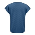 thumbnail image 6 of Blczomt Short Sleeve Tops for Women Blue Blouses Summer Lightweight Womens Shirts Casual,XL, 6 of 6