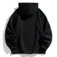 thumbnail image 3 of Fgnfyis Men's Hoodies & Sweatshirts Stylish Casual Hooded Plaid Color Matching Hoodie for Modern Men Men's Sweatshirts Black XXXL, 3 of 3