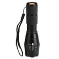 thumbnail image 1 of Aluminum Alloy RGBW 4 Color In 1 Flashlight, Multicolor Flashlight, High Brightness For Fishing Outdoor Activities Cycling Hunting Black, 1 of 8