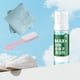 thumbnail image 1 of Limpiador de zapatos blancos, limpiador de zapatos, cepillo para zapatos, limpiador de zapatos, elimina la suciedad y el amarilleo, sin necesidad de agua, lavado en seco, 150 ml, artículos esenciales, 1 of 7