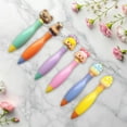 thumbnail image 4 of BQBQERT 6Pieces Novelty Short Ballpoint Pen Cartoon Ballpoint Pen 0.7mm Pen Point for Writing Note Taking Stocking Fillers, 4 of 8