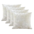 thumbnail image 6 of Home Soft Things Crushed Velvet 4 Piece Throw Pillow Cover Set - Gardenia - 20" x 20", 6 of 8