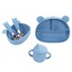 thumbnail image 4 of Baby Feeding Kit, Easy Cleaning Baby Feeding Bowl Food Grade Silicone  For Travel For Home ANGGREK K52, 4 of 8
