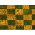 thumbnail image 1 of Ahgly Company Indoor Rectangle Patchwork Yellow Transitional Area Rugs, 3' x 5', 1 of 4