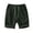 Army Green, variant on WRKEKC Men's Athletic Shorts Solid Color Corduroy Fitness Training Breathable Elastic Waist Shorts with Pocket 5-Inch Inseam