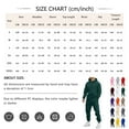 thumbnail image 4 of MLQIDK Mens Workout Gym Track Suits Big and Tall Fleece Hoodie and Sweatpants 2 Piece Set Athletic Winter Casual Sweatsuits Jogging Suit Lounge Outfit Purple S, 4 of 5