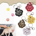 thumbnail image 4 of Pet Memorial Keychain, Rose Red Cat Paw Shaped Transparent, 1 Piece with Pet Fur Impression Kit, Sympathy Gift for Pet Loss Owners to Keep Fur Memory of Beloved Dog or Cat, 4 of 6