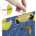 thumbnail image 4 of FMSHPON Ducks Fish Clipboard Hardboard Wood Nursing Clip Board and Pull for Standard A4 Letter 13x9 inches, 4 of 7