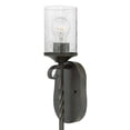 thumbnail image 5 of 4300OL-CL Hinkley Lighting Casa - 1 Light Wall Sconce in Rustic Style - 5 Inches Wide by 24 Inches High-Clear Seedy Glass Color, 5 of 6