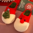 thumbnail image 6 of Honeeladyy Women Christmas Tree Slipper Concise Office Stylish Winter Santa Claus Slippers For Girls Women, 6 of 6