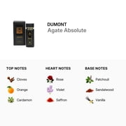 Dumont Men's Agate Absolute EDP Spray 3.4 oz Fragrances 3760060760777