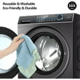 thumbnail image 6 of 10" x 10" Microfiber Cleaning Cloth Roll, Tear Away Towels, Reusable Washable Rags, 20 Sheets Per Roll, for Kitchen Car Drying Dishes, 6 of 6