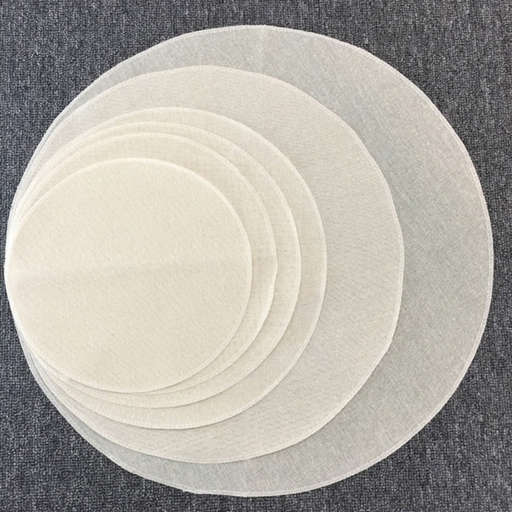 10Pcs 28/32cm Non-stick Cloth Round Bun Steamer Pads for Steaming Dumplings Buns 