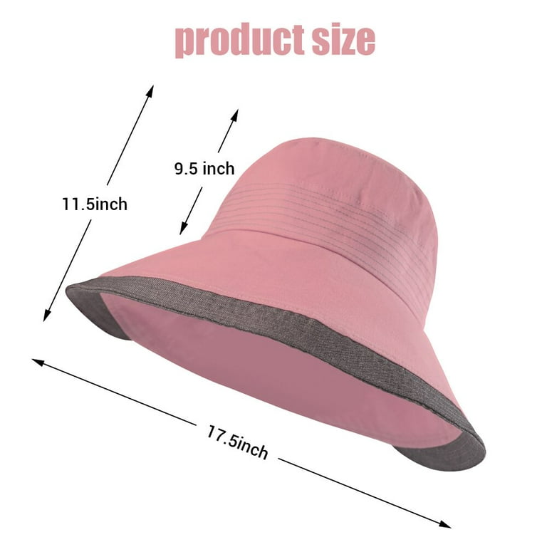 Sun Hat for Women Men Fishing Hat Sun Protection Wide Brim Bucket Hat with  UV Protection for Hiking - Beach Hats for Women UV Protection Bucket