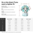 thumbnail image 5 of Yiaed Dog In Bathtub Print Mens Casual Wrinkle Free Shirts Short Sleeve Button Down Summer Stretch Dress Shirt-XX-Large, 5 of 5