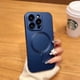 thumbnail image 3 of 2024 New Luxury Magnetic Matte Lens Protection Phone Case For iPhone 15 14 11 13 12 Pro Max Plus Magsafe Wireless Charging Cover, 3 of 5