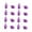 Purple, variant on 16Pcs Track and Field Running Spikes Track Shoe Spikes Sturdy Lightweight Adults Gold
