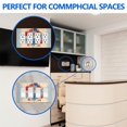 thumbnail image 4 of 4-Gang Screwless Pioneer Floral Decorative Wall Plates,Size 4-Gang 8.3"W x 4.7"H,Unbreakable Thermoplastic Faceplate Cover for Kitchen Living Room Bedroom Decorator Receptacle Outlet Switch, 4 of 7