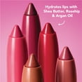 thumbnail image 6 of Hard Candy Lip Shine Lipstick Taffy, Mauve Glossy Lip Color, Hydrating Lip Liner, Built-in Sharpener, 6 of 11