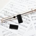 thumbnail image 4 of GETAJGHSD 2Set Flute Protective Sleeve Black Plastic Cylindrical For Professional Musicians And Storage, 4 of 6