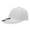 White, variant on Decky 6412 6 Panel Mid Prof Perforated Cap-Grey