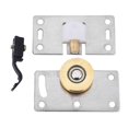 thumbnail image 1 of 2 Pcs 75*38mm Roue Coulissante pour Porte d'Armoire en Acier Inoxydable, 1 of 8