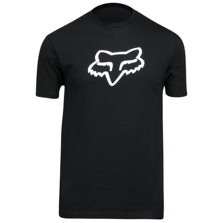 - Fox Racing Mens Legacy Fox Head SS T-Shirt - Black/White