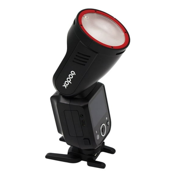 Godox V100 100W On-Camera Flash for Canon with 2.3-Inch Full-Color Touchscreen, Built-In 2.4G Wireless Sync, and Powerful Battery (Black)