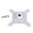 White, variant on Portable Monitor 75mm 100mm VESA Mount Plate for Desk Arm Screen Viewing