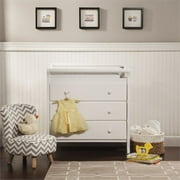 DaVinci Emily Pine Wood 3-Drawer Changing Table in White